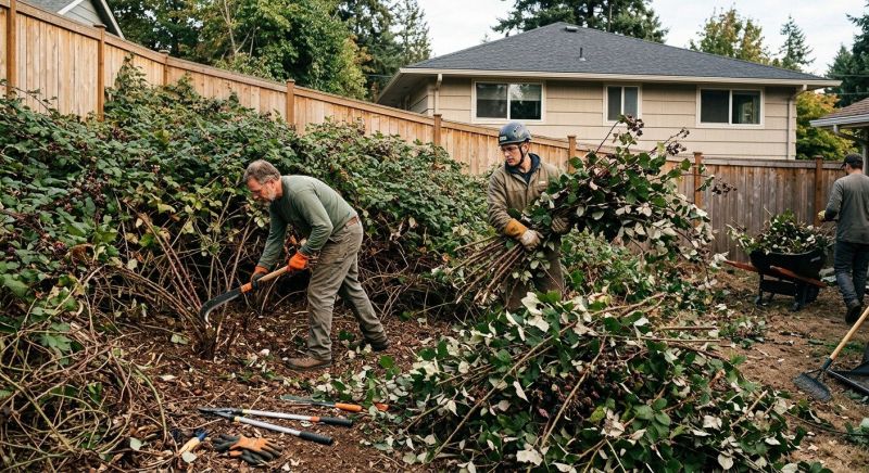 Blackberry Bush Removal in Ventura County, CA