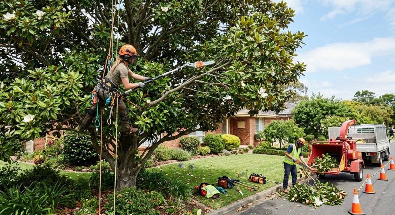 Magnolia Tree Pruning in Reno, NV
