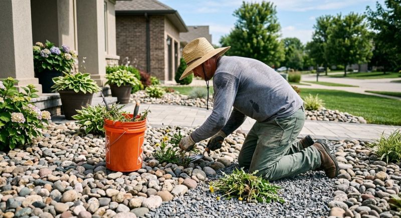Rock Bed Weeding in Honolulu, HI